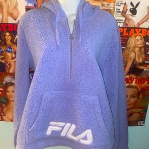 Fila Sherpa Hooded Half Zip